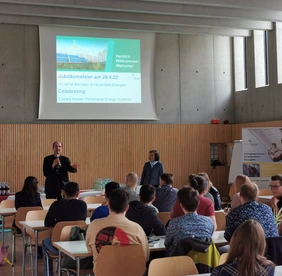 Jubiläumsvortäge im Hörsaal für EEE und RES